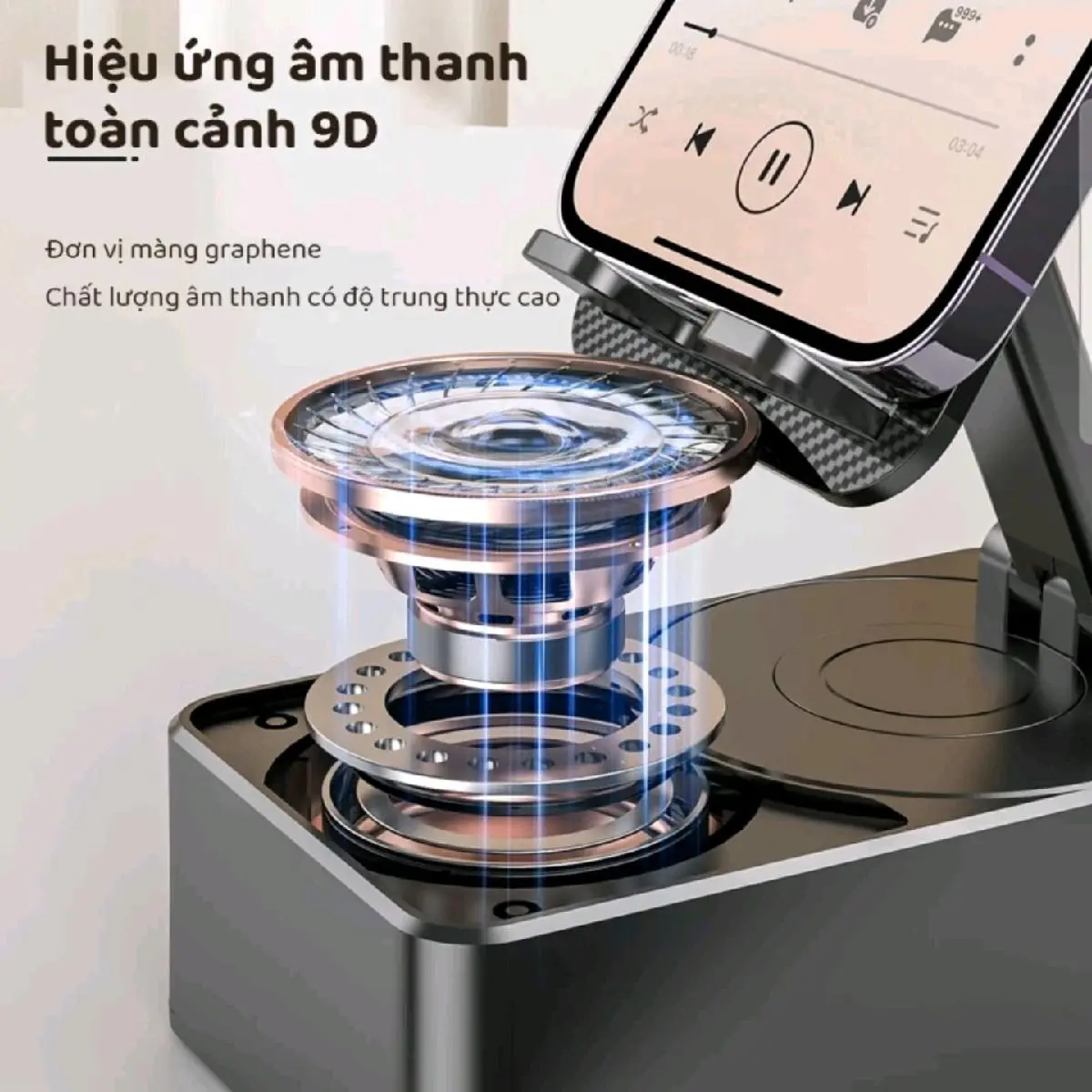 Giá đỡ điện thoại 3 trong 1 kèm sạc dự phòng + loa bluetooth đa năng tiện lợi thích hợp đem đi du lịch | BigBuy360 - bigbuy360.vn Giá đỡ điện thoại 3 trong 1 kèm sạc dự phòng + loa bluetooth đa năng tiện lợi thích hợp đem đi du lịch | BigBuy360 - bigbuy360.vn