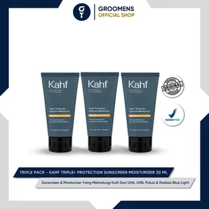 Kahf Triple+ Protection Sunscreen Moisturizer SPF 30 PA+++ 30 ml - Triple Pack (3 pcs)