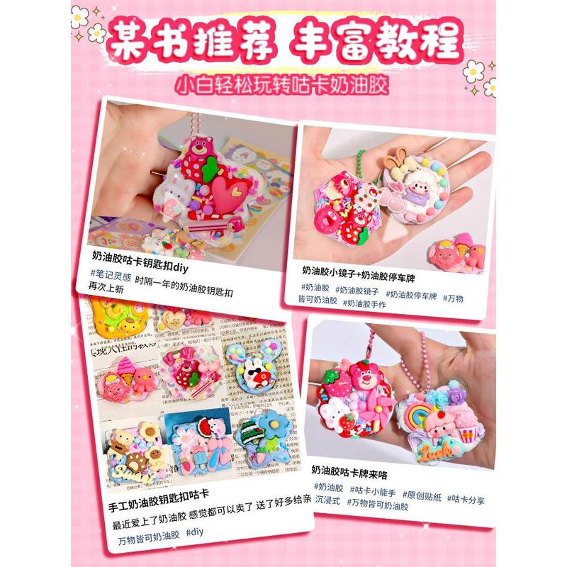 Bộ Thẻ Goo Keo Kem, Nhãn Dán Nhật Ký, Dành Cho Bé Gái Và Trẻ Em, Phiên Bản Deluxe, Đồ Chơi Nhãn Dán, Thủ Công, Tự Làm, 2024 3