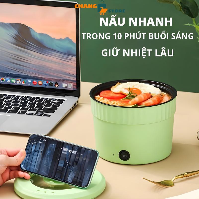 Product Introduction of Nồi lẩu điện mini đa năng, ca nấu mì, cốc ăn lẩu Cô Đơn hotrend Nồi Điện Nấu Ăn 11