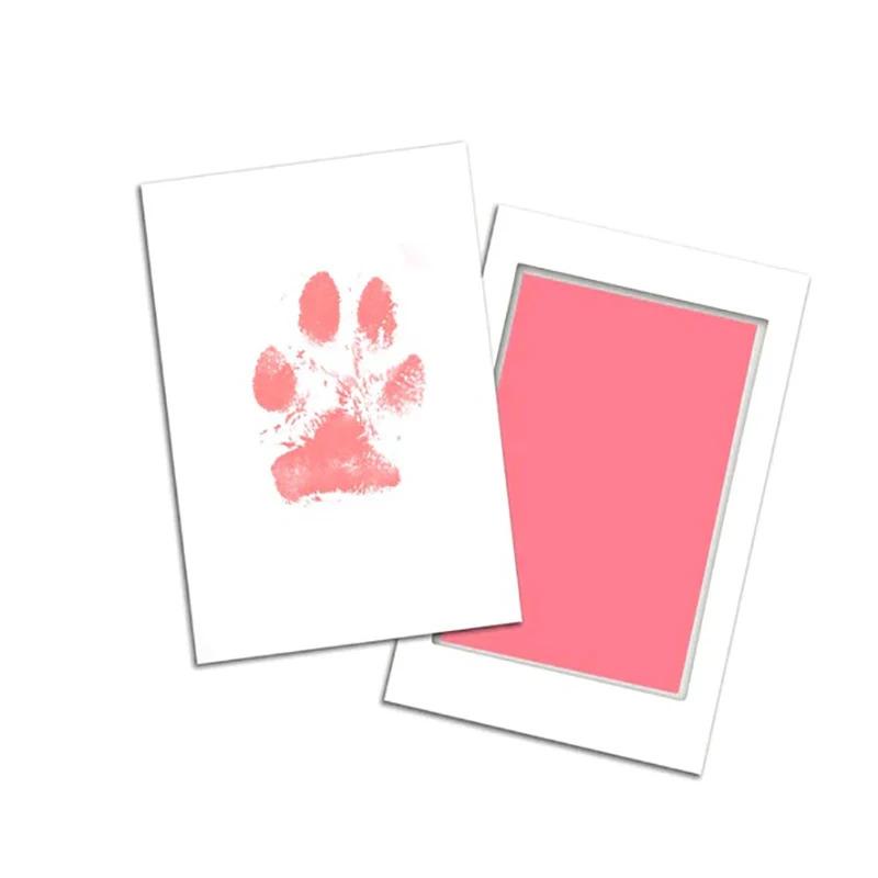 Product Introduction of Pet Dog & Cat Paw Print Ink Set Pad Baby Handprints Safe Non-toxic Wash Free Easy Clean Diy Handprints Footprints Pet Souvenirs 20