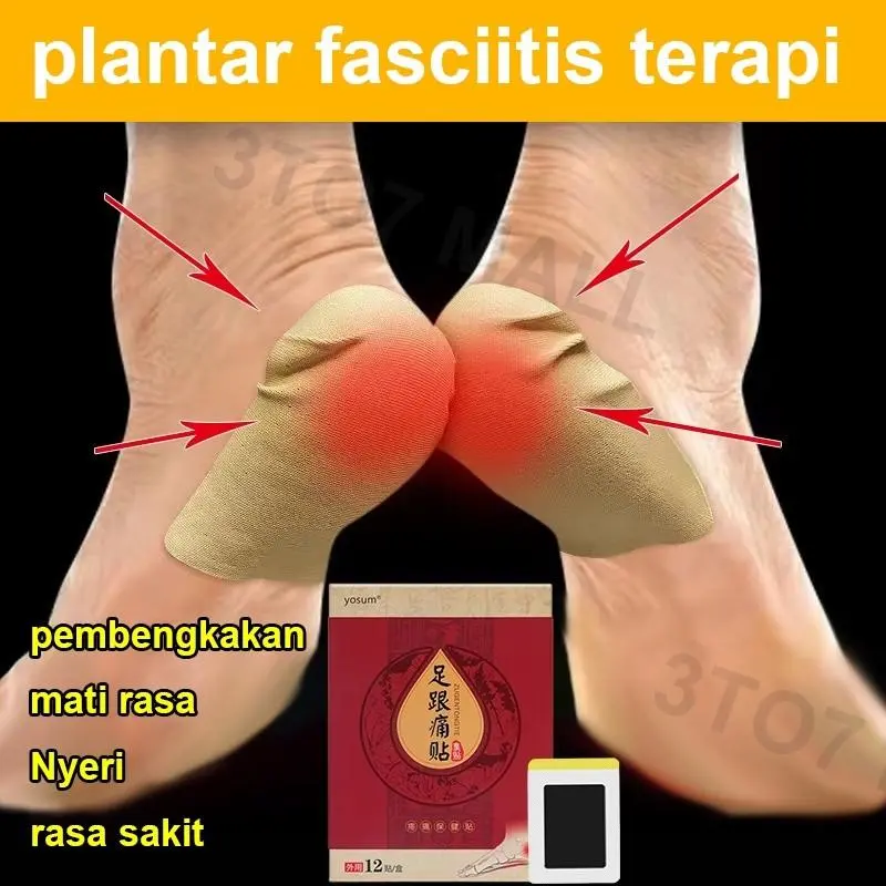 plantar fasciitis terapi heel pain relief patch obat sakit kaki telapak kaki sakit nyeri tumit kaki kesemutan dan Bengkak