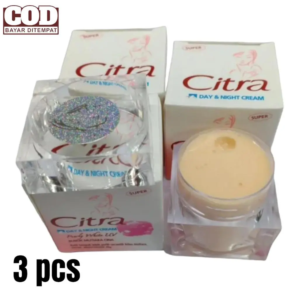 3 PCS CREAM CITRA SUPER / CREAM PEMUTIH SIANG DAN MALAM