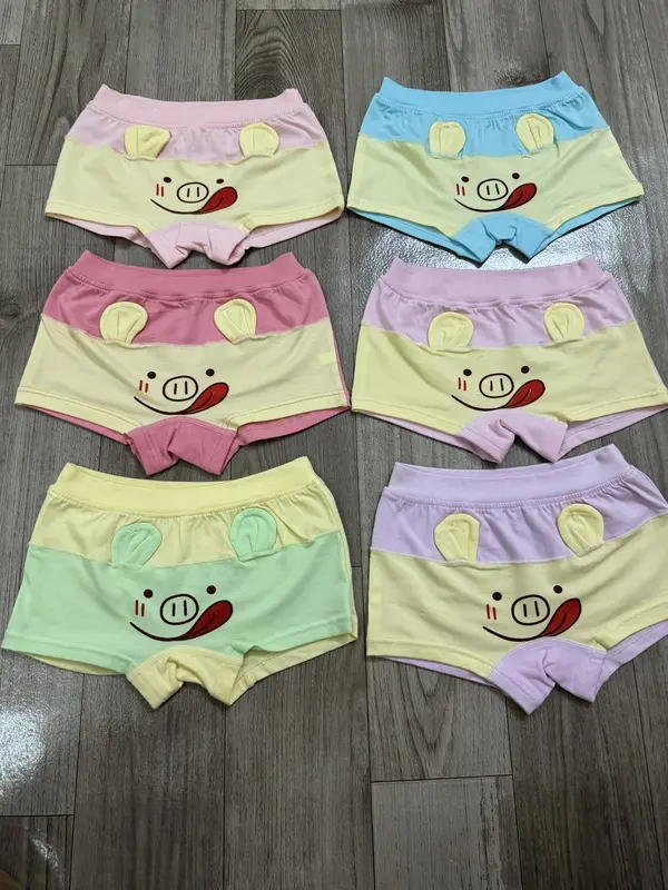[VIP PRO]. A21 Sét Quần CHÍP ĐÙI BÉ GÁI HÌNH TAI HEO hàng QC Chất Chuẩn Cotton 1
