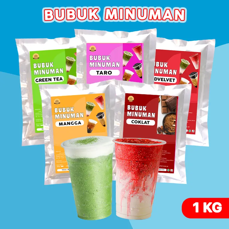 Bubuk minuman aneka rasa 1KG / Bubuk minuman kekinian 1KG 0