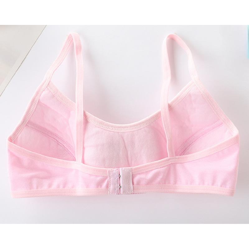 Áo Ngực Không Dây, Chất Liệu Cotton Nguyên Chất, Thiết Kế Dễ Thương, Loại Áo Vest, Thích Hợp Cho Thời Thanh Xuân, Áo Ống Ngực, Áo Ngực Đồng Phục, Dành Cho Bé Gái, Học Sinh, Thanh Thiếu Niên Và Trẻ Em, Áo Ngực, Không Dây 2