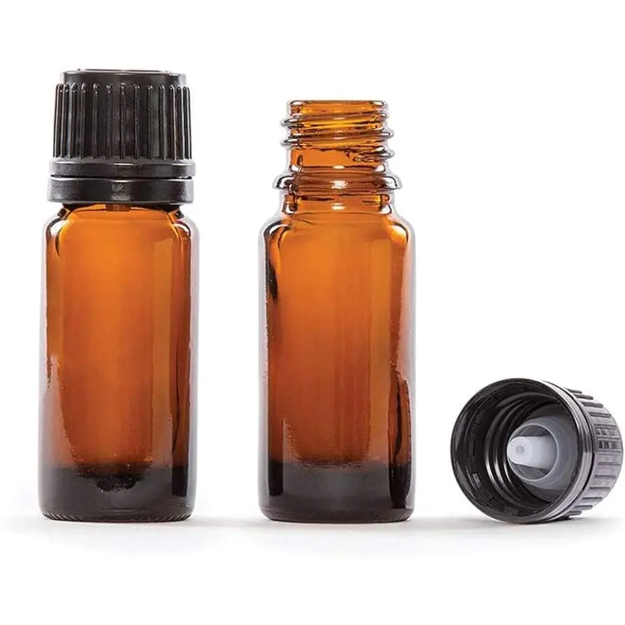 10ml 30ml 100ml Amber Glass Roll On Essential Oil  Bottle