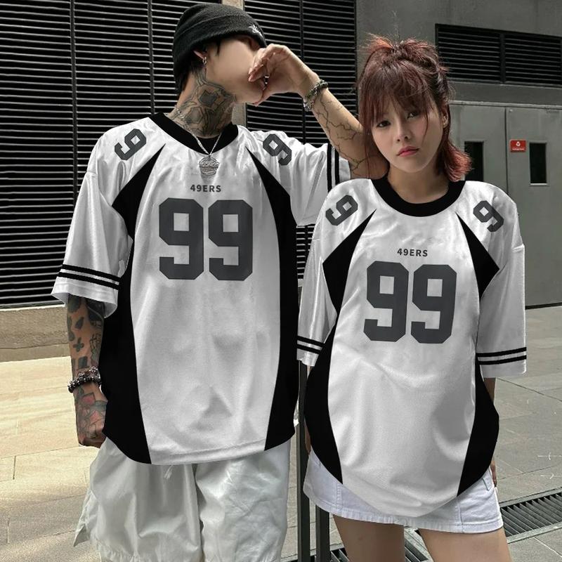 Product Introduction of Áo Thun Cặp Đôi, Áo Ngắn Tay In 3D, Áo Thun Bóng Rổ Nhanh Khô Mùa Hè, Dành Cho Nam Giới, Áo Thể Thao Thời Trang, Áo Thun Ngoại Cỡ, Thích Hợp Cho Năm 2025, [Thanh Toán Khi Nhận Hàng] 4