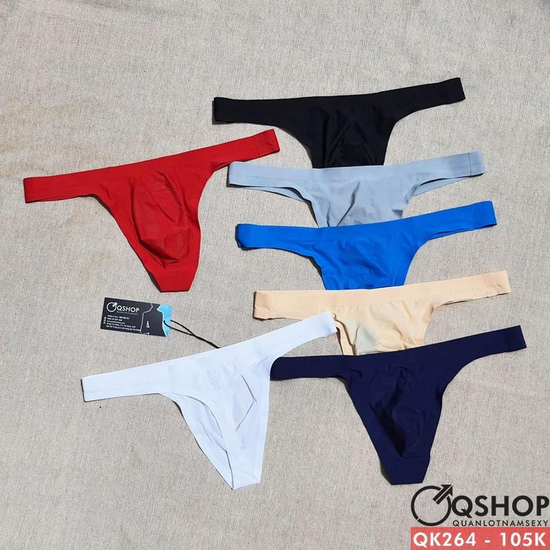 Quần lót lọt khe nam su lụa mềm mát QSHOP - QK264