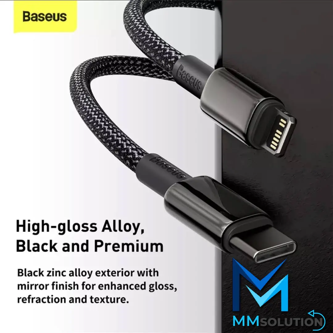 Baseus Tungsten Kabel iPhone Fast Charging Type C to Lightning PD 20W