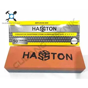 Batu Gosok Batu Asah 6" 8" 0530-600 HASSTON PROHEX 0530-006 0530-007 / Batu Ungkal Asahan 8" 0530-800 Combination Sharpening Stone 6 8 Inch Asah Pisau Arit HASSTON