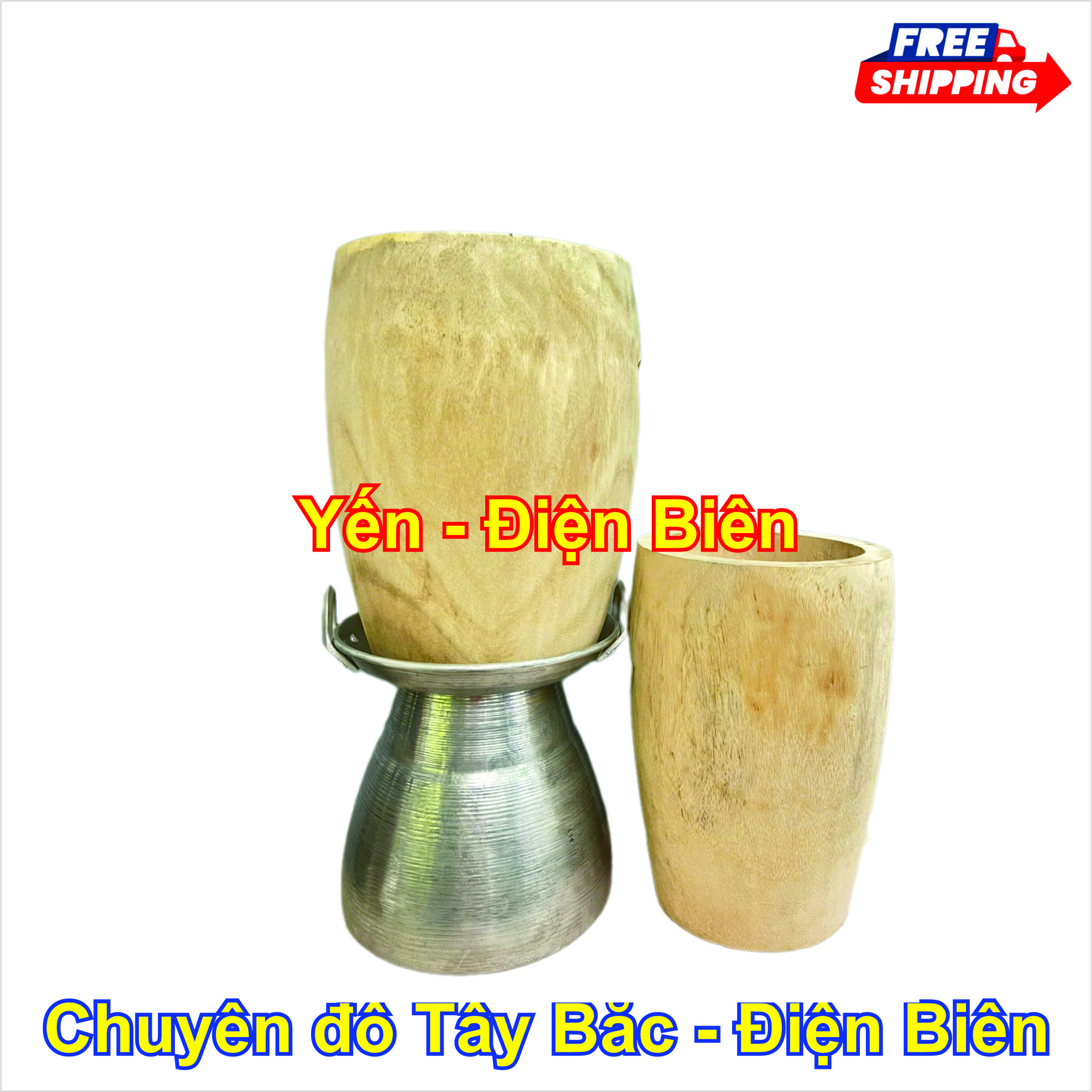 Chõ Đồ Xôi Bằng Gỗ - Loại Cắm Điện Và Đun Bếp [NHIỀU CỠ] noihap banhbao tầng