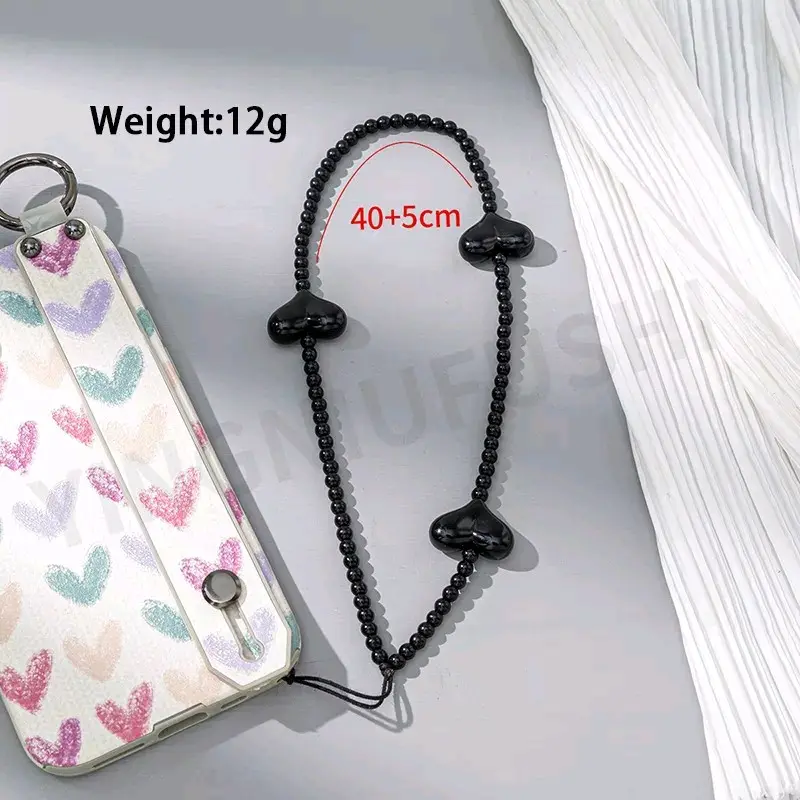 Gantungan hp tali hp love mutiara | Phone strap phone charm ala blackpink 8