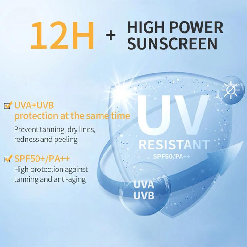 Product Introduction of Whitening UV Sunscreen Cream SPF50+ Sunblock Moisturizing Anti Aging Dust Oil Control Reduce Melanin Skin Care 20