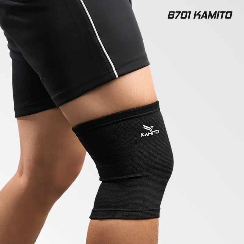 Bịt gối ngắn Kamito 6701 Chất liệu Polyester và Elastane giúp sản phẩm có độ co giãn tốt 1