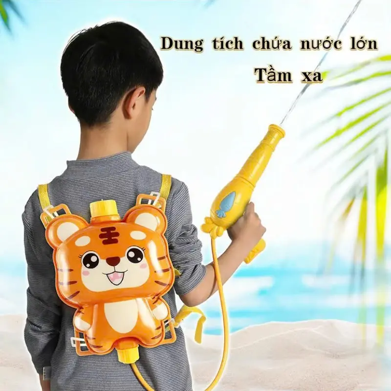 Ba lô phun nước dung tích 1000ml, phun xa 6m, nhựa dẻo bền - Toy Đồ Chơi Pin 3