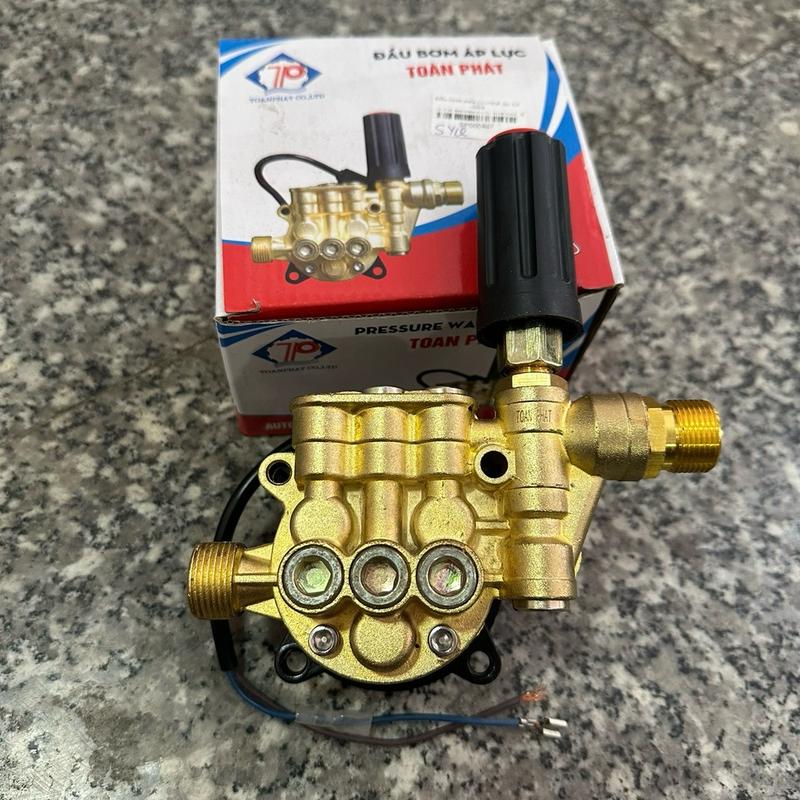Đầu bơm máy rửa xe mini cao áp (có chỉnh áp)