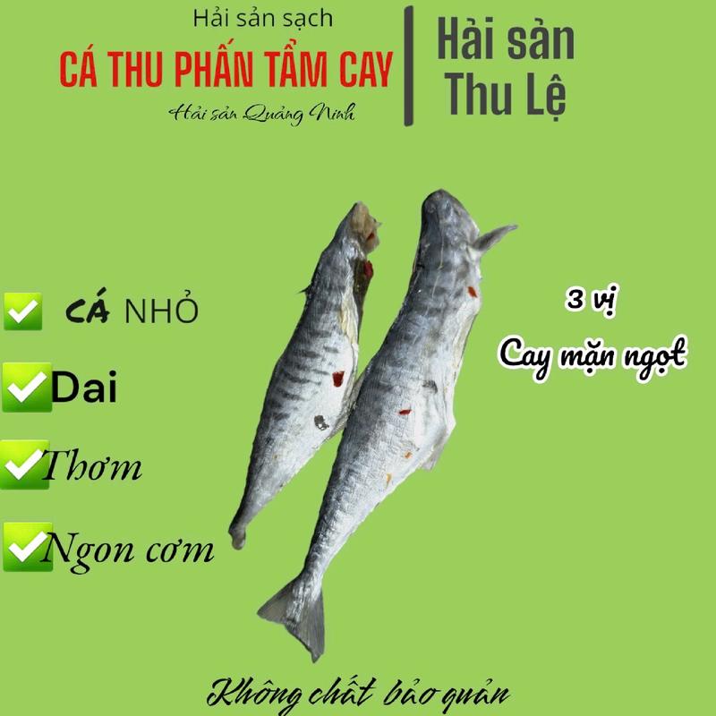   Kết hợp 3 vị cay mặn ngọt  Khô cá thu phấn nhỏ  thu ảo cay mặn ngọt Thu Lệ  Food 