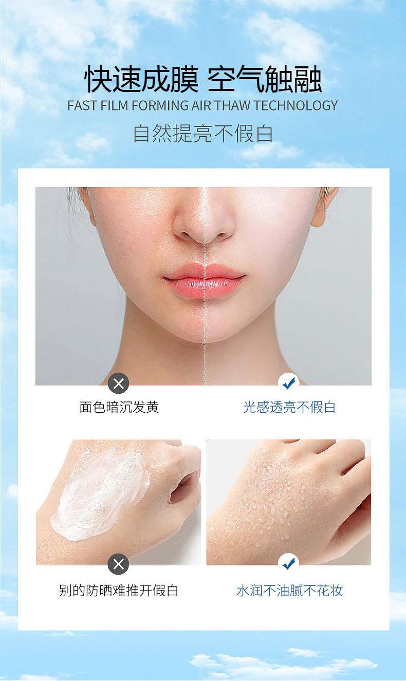 Product Introduction of Sunscreen lotion for women to lock in moisture, moisturize, and feel fresh and non-greasy. High-power skin care 6