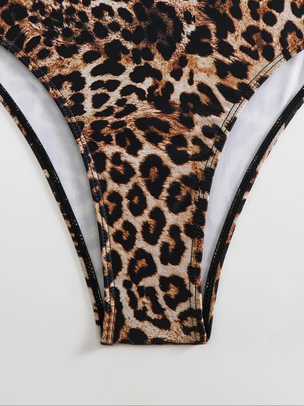 Casual Vacation Animal Print Swimwears Casual Vacation Animal Print Swimwears