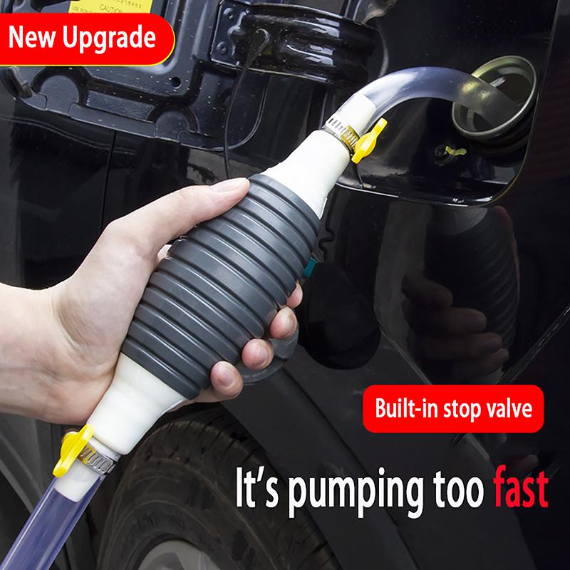 Product Introduction of Hand Oil Transfer Fuel Pump Car Fuel Tank Sucker Fuel Pump Petrol Diesel Liquid Manual Pump Syphon Fuel Saver For Gas Gasoline 14