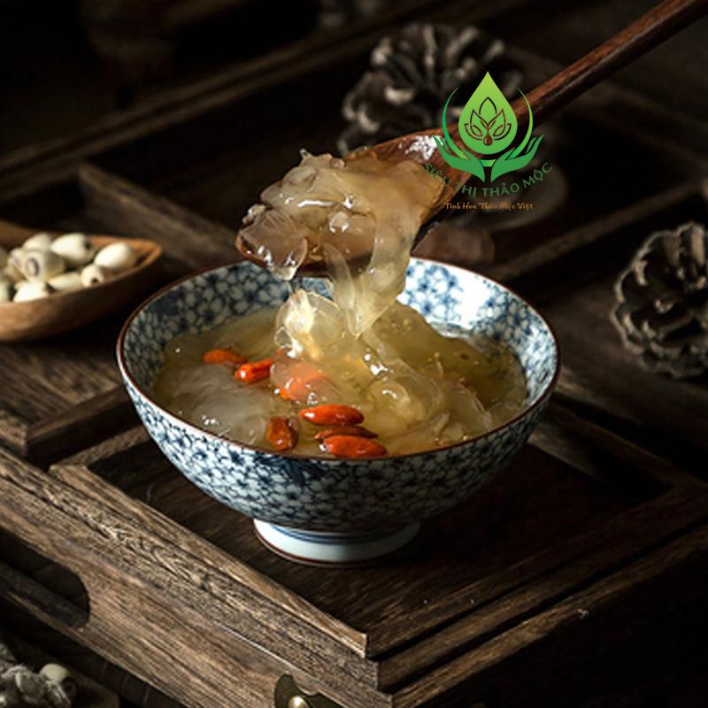 Nấm Tuyết Khô Tự Nhiên Ngân Nhĩ Loại Cao Cấp Sạch Ngon Dùng Nấu Chè Bồi Bổ Cơ Thể 7