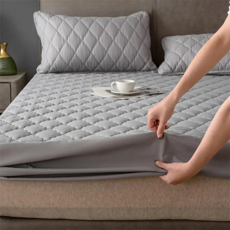 Waterproof Mattress Cover Set, 3 Counts/set Including 1 Count Fitted Sheet & 2 Counts Pillowcase, Soft Comfortable Breathable Bedding Set for Bedroom,  Funky Bedroom Accessories 3