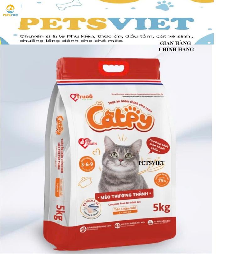 Product Introduction of Thức ăn cho mèo trưởng thành Catpy 5kg 0