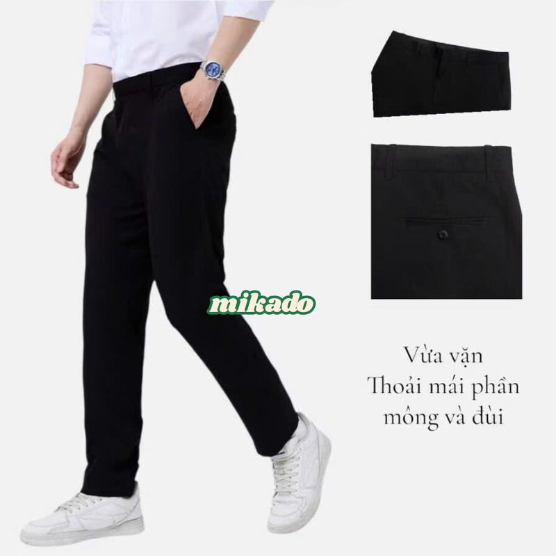 Quần tây nam ống đứng, quần tây dài co giãn 4 chiều, chống nhăn, cao cấp công sở đi học đi tiệc đi chơi