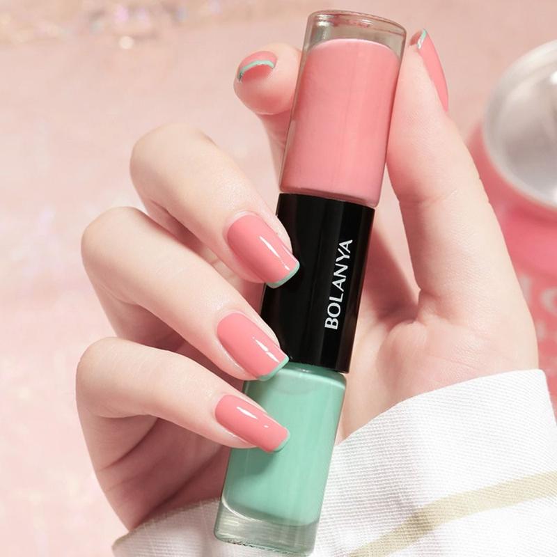 Product Introduction of Pengilat Kuku, Dua Hujung, Berkilat, Bebas Penaik, Tahan Lama, Tidak Luntur, Sesuai untuk Kuku Berminyak, Seni Kuku Mood, 12ml, Hibrid, Labuci Berkilauan, Manikur untuk Wanita 19