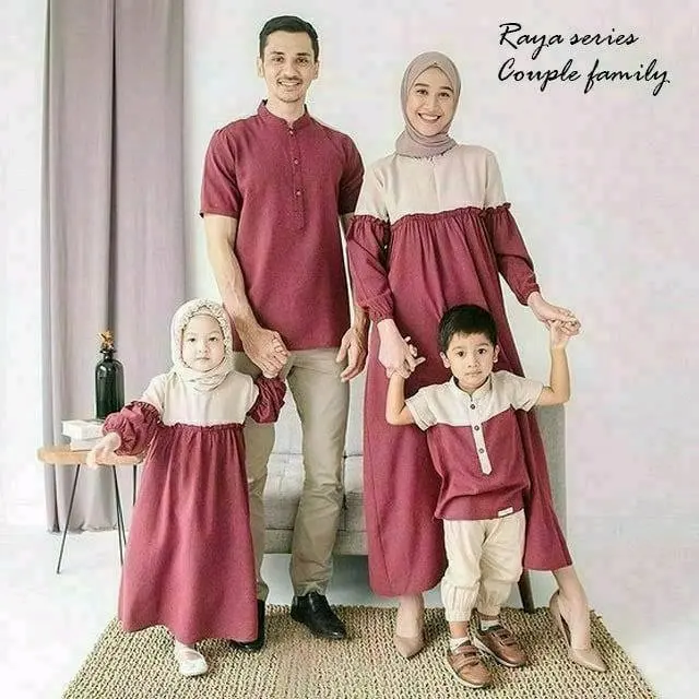 couple keluarga raya couple terbaru  couple hana family raya series sarimbit muslim 0
