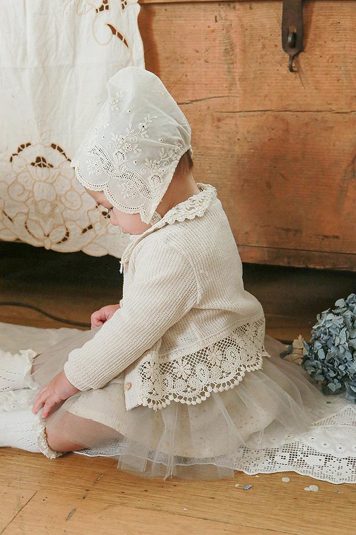 Product Introduction of Korean style girls' baby and infant lace air conditioning shirt ins casual sun protection clothing cardigan coat all-matching cardigan 4