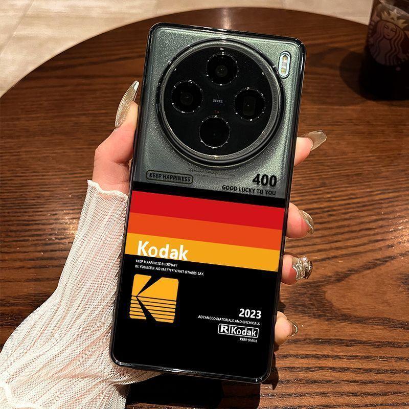 Product Introduction of Sarung Telefon, Serasi dengan VIVOX200Pro, Gaya Retro, Serasi dengan X90S, X80Pro, X70, Lutsinar, Liputan Penuh, dengan Kanta, Baharu 2