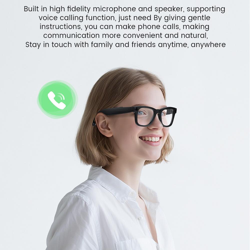 Electrochromic AI Photography Glasses 4-Speed Adjustment Real Time Translation Anti Shake shooting AI Interaction Smart Glasses