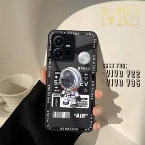 MAKMUR - Case Vivo Y22 / Vivo Y35  - Fashion Case Motif ASTRO 3D - Casing Vivo Y22 / Vivo Y35 - Case hp Vivo Y22 / Vivo Y35 - Pelindung hp - Case Handphone - Kesing hp - Hardcase - Softcase - Hardcase Glossy - Silikon hp