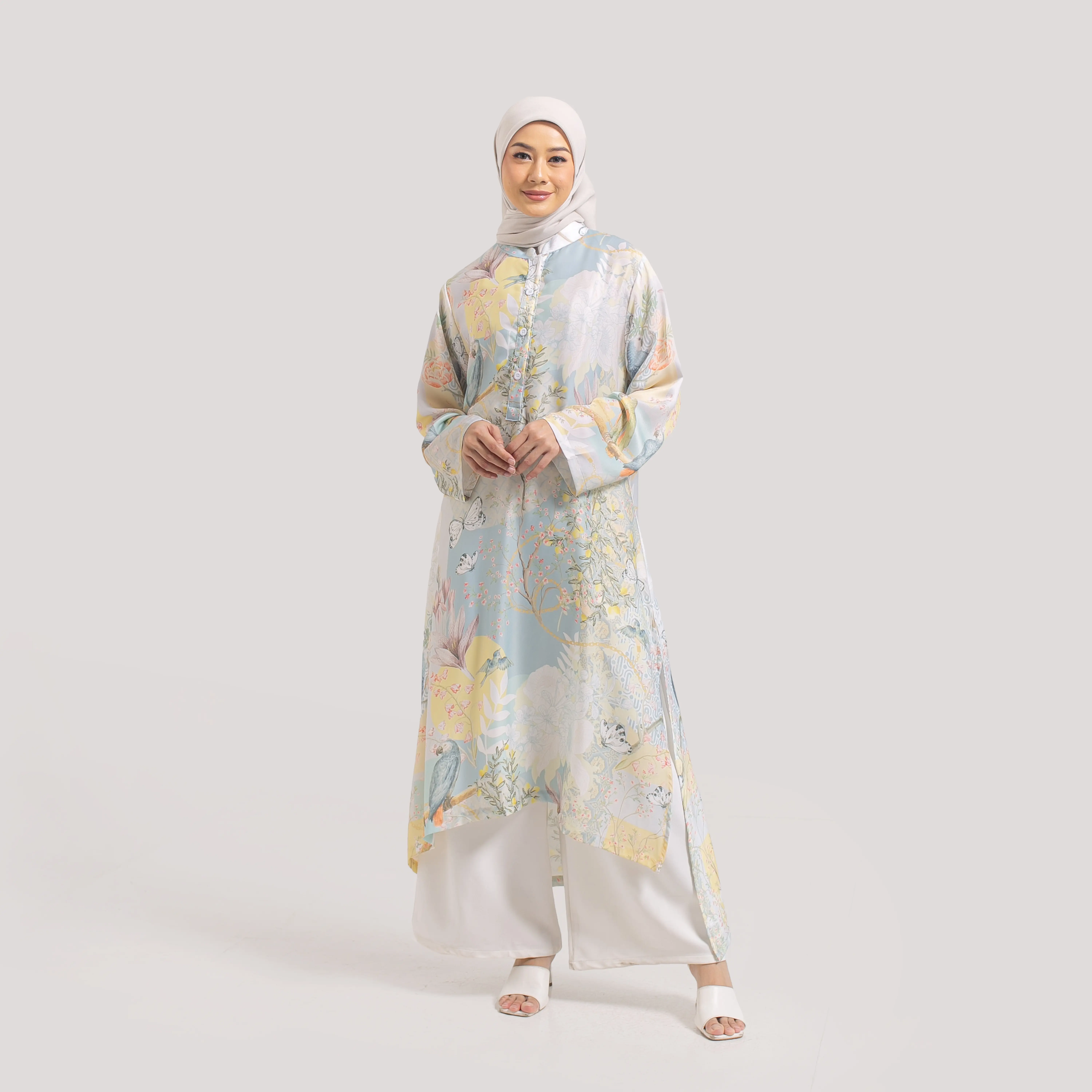 MIDI DRESS FULL PRINT ALISYA BY AMEELA.KL