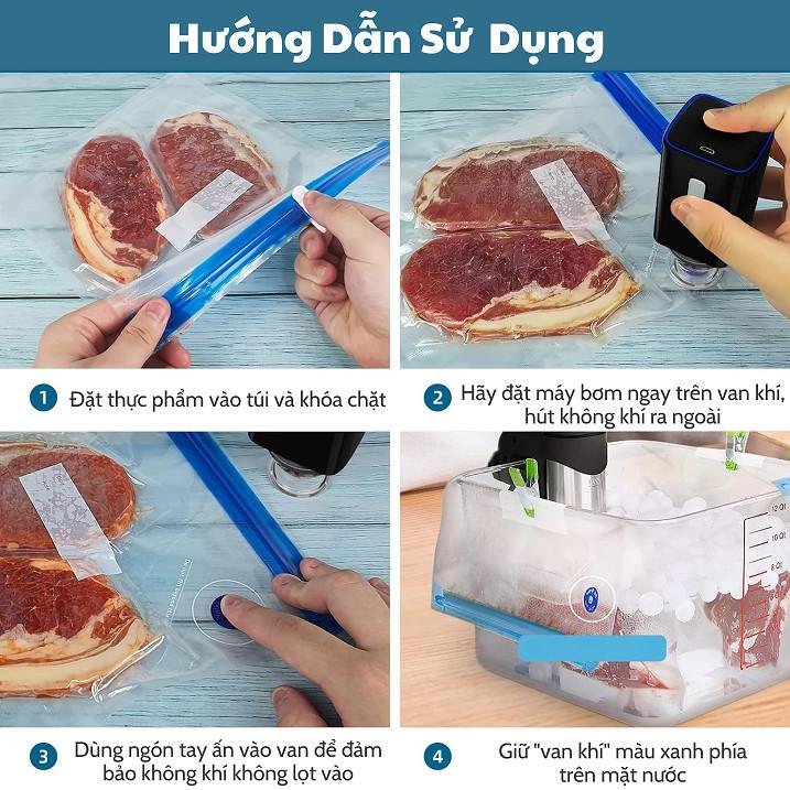Máy Hút Chân Không Cầm Tay Đa Năng DIPOLAR Dùng Trong Bảo Quản Thực Phẩm, Túi Zip Đựng Quần Áo (Không Có Túi) - DMHCK01 6