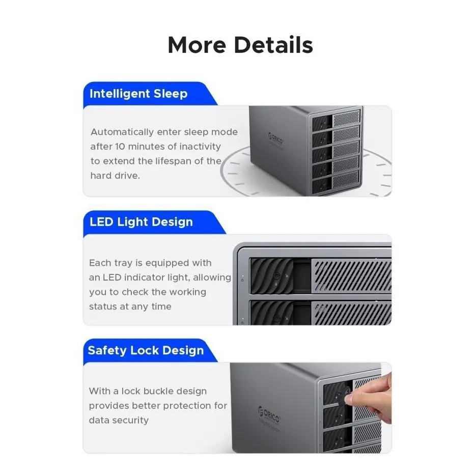 ORICO Big RAID / Pro RAID DAS Solution / DAS Studio / ProThunder 2bay ...