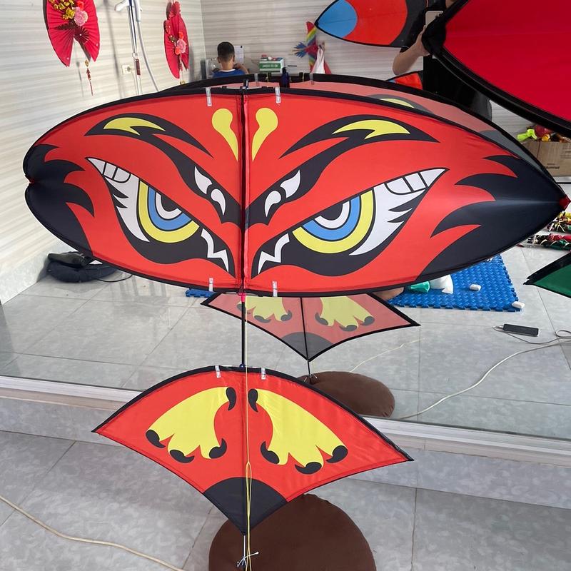 Diều sáo lắp ghép 1m7 ưng đỏ viền đen cực ngầu làm lèo sẵn cho ae Đồ Chơi die usaodaitra cho lớp 2 dieu sao vietnam