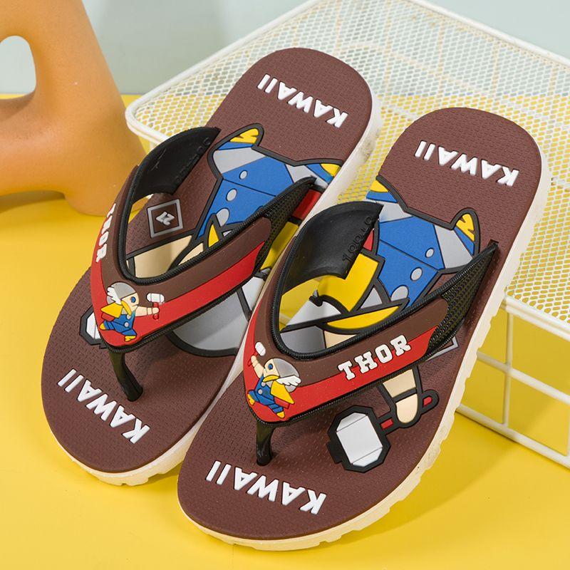 Dép Xỏ Ngón Cho Trẻ Em, Dép Xỏ Ngón Đi Biển Cho Bé Trai, Dép Xăng Đan Mùa Hè, Đế Dày, Không Trơn Trượt, Chống Mùi Hôi, Dép Dây Thoong, Dép Lê Hợp Xu hướng Và Ngầu Ngoài Trời