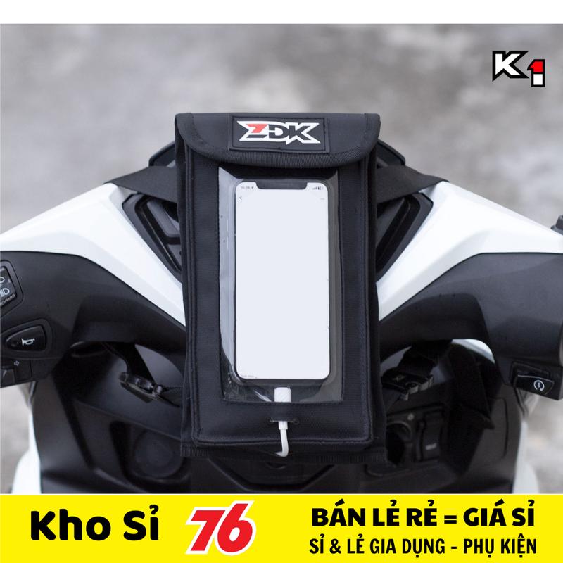  Túi Treo Đầu Xe Máy ZDK K1 Đựng Điện Thoại Chống Cướp Giật Xem Google Map 