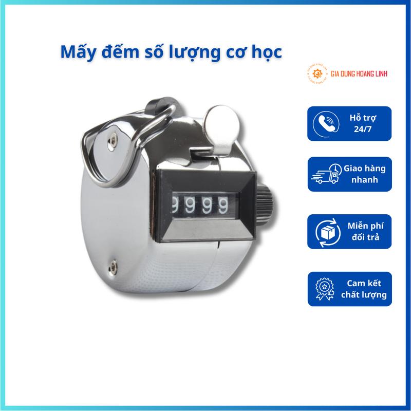 Máy đếm cầm tay 4 số cơ học - Kim loại + nhựa Sport Fish
