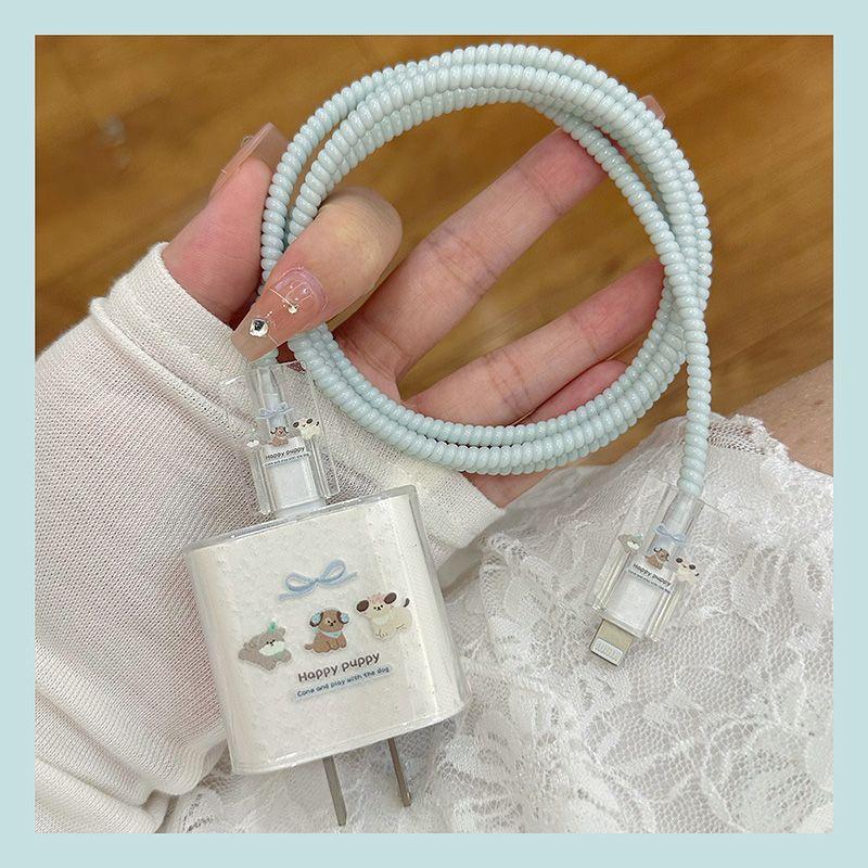 Tay Áo Bảo Vệ Cáp USB, 20W, Cho Phích Cắm Sạc Apple 15Promax, Sạc Nhanh, Chống Rơi, Vỏ Ốp Mềm, Tương Thích Với 14 Và 13, Chống Vỡ Phone Phụ Kiện 0