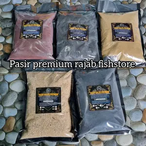 Pasir aquarium premium red sand, black sand, cream sand, pasir moza & pasir baali