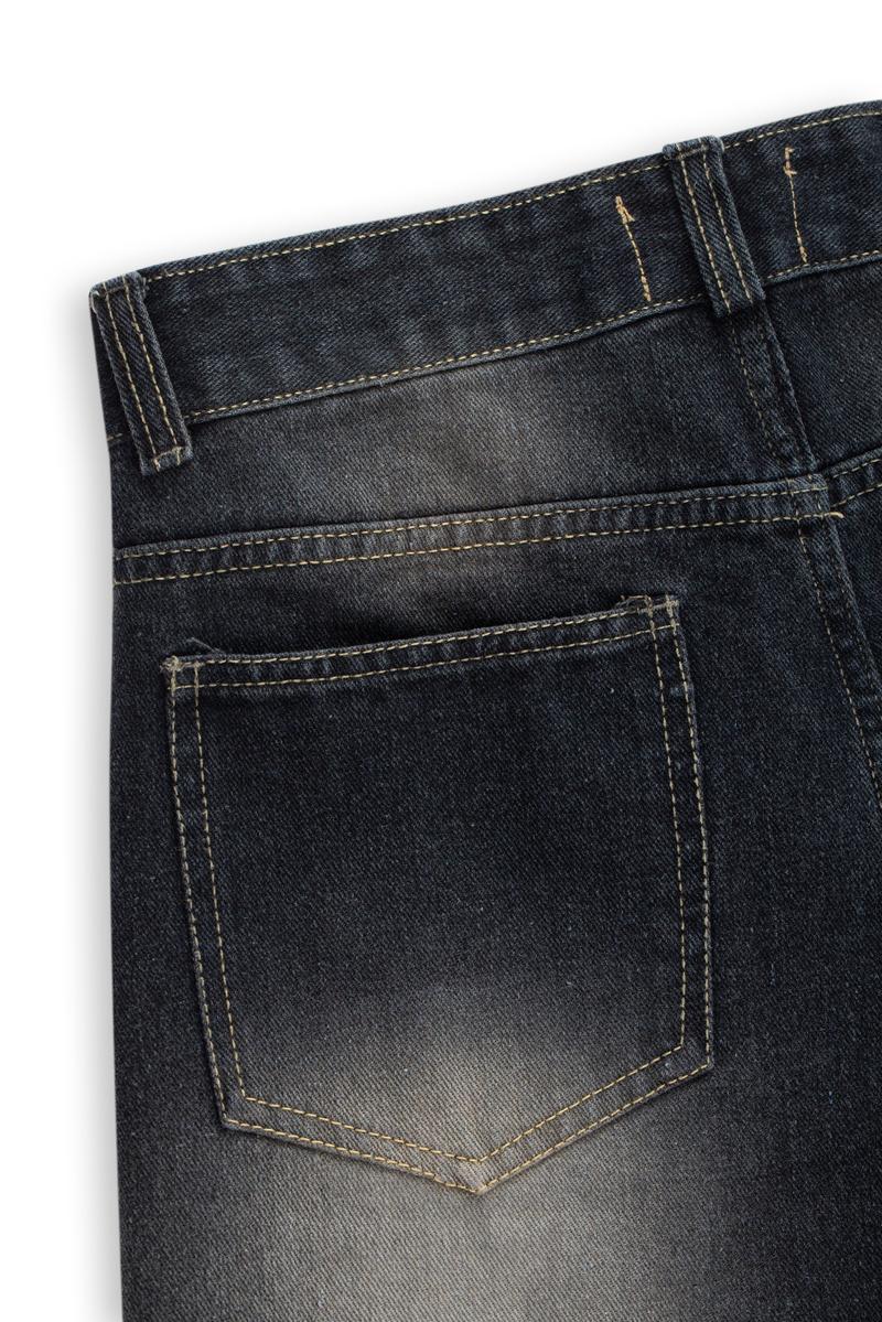 Product Introduction of M4 - GuZ Club - Quần Jeans dài Wash cạp cao ống rộng tôn dáng form unisex nam nữ có túi Mensswear Menswear Pants 12