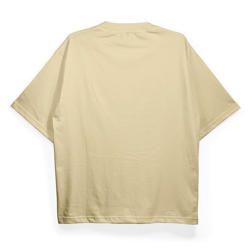 BENIDSON Oversized Tshirt Cream Fun Holiday 1