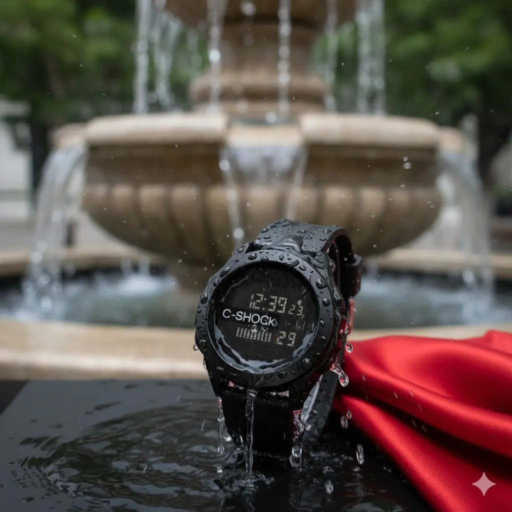 Relógio a Prova D 'Água Digital C-SHOCK Unissex De Pulso Esportivo Moda Premium Pulseira Ante Derrapante Homem Mulher - imagem 7