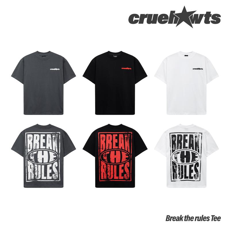 Áo thun Cruehawts BreakTheRules/ Boxy