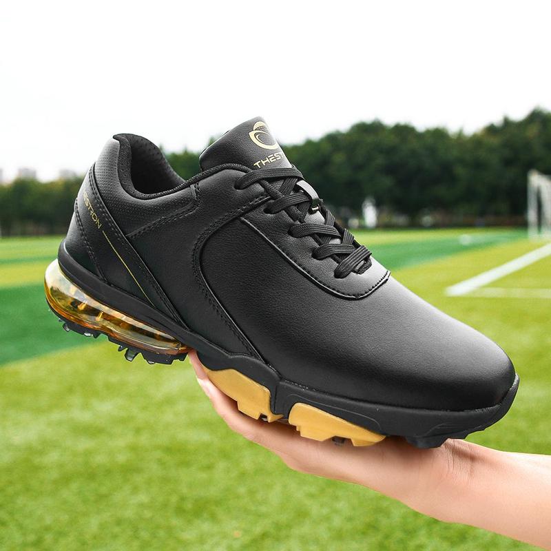 Product Introduction of New Breathable Men's Golf Shoes Professional 8 Studs Large Size Waterproof Non-slip Lightweight Casual Sports Shoes XZ25044 12