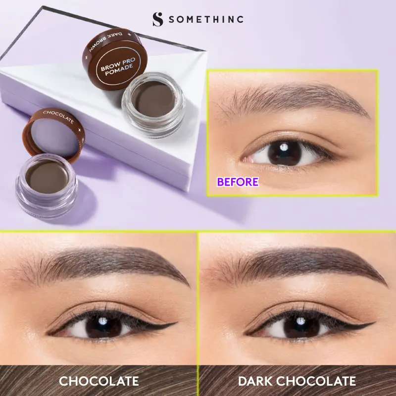 SOMETHINC Brow Pro Pomade 18HR Stay Smudgeproof Long-lasting